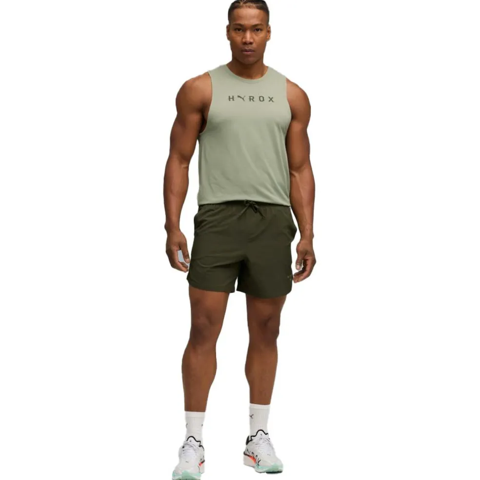 Puma x HYROX ULTRAWEAVE short heren dark olive