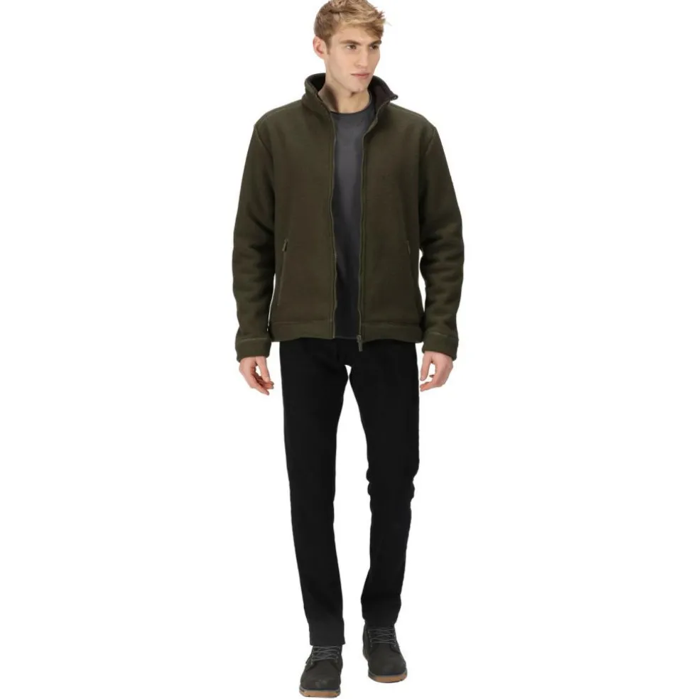 Regatta Garrian II fleece vest heren dark khaki