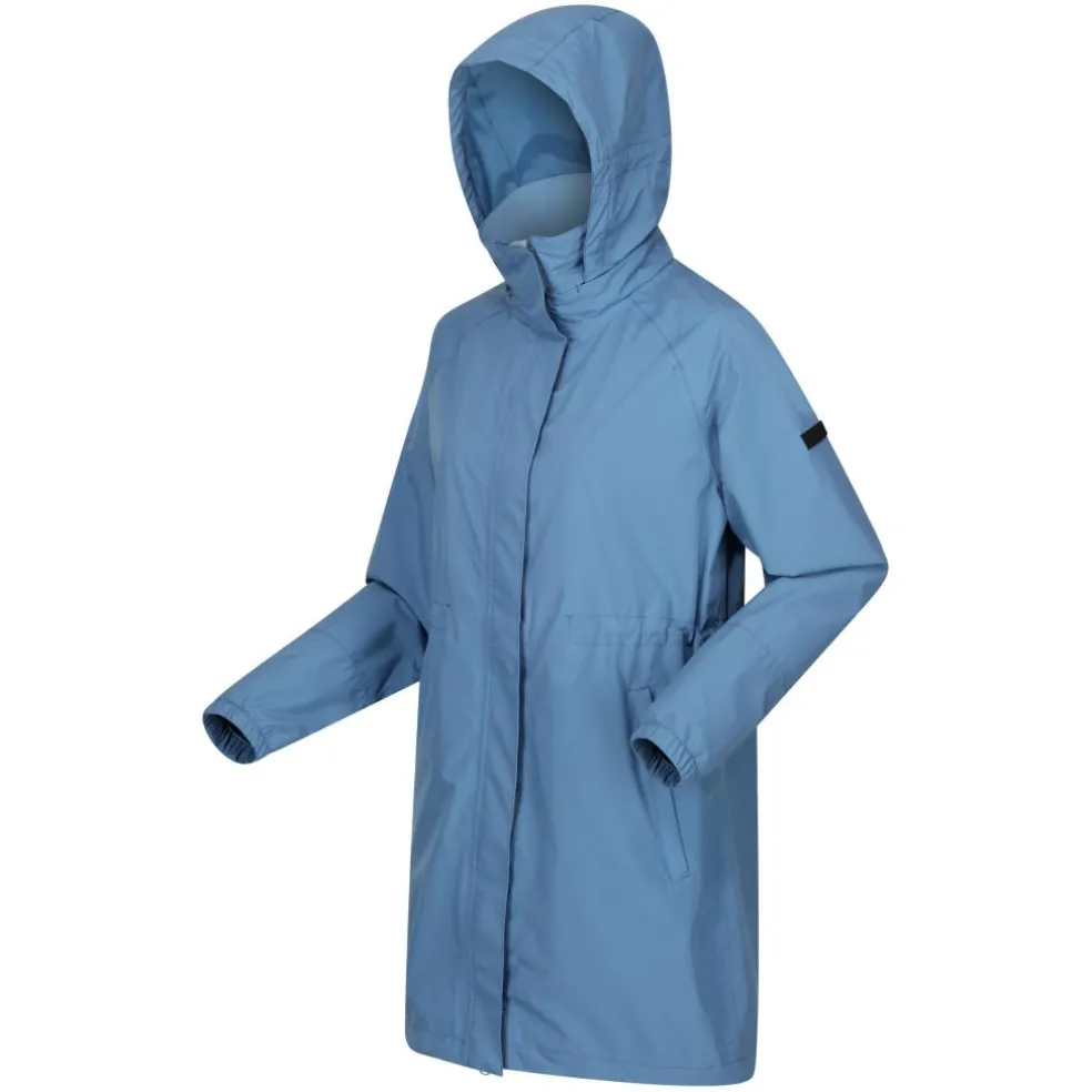 Regatta Sagano parka outdoor jack dames coronet blue white