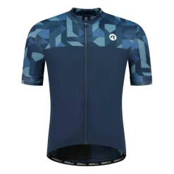 Rogelli Essential Graphic fietsshirt dames bordeaux coral