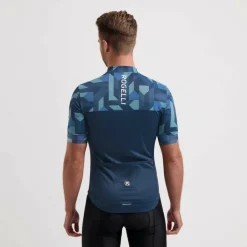 Rogelli Essential Graphic fietsshirt dames bordeaux coral