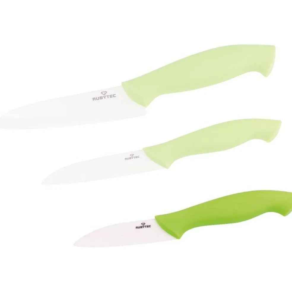 Rubytec Ceram keramisch keukenmes small green