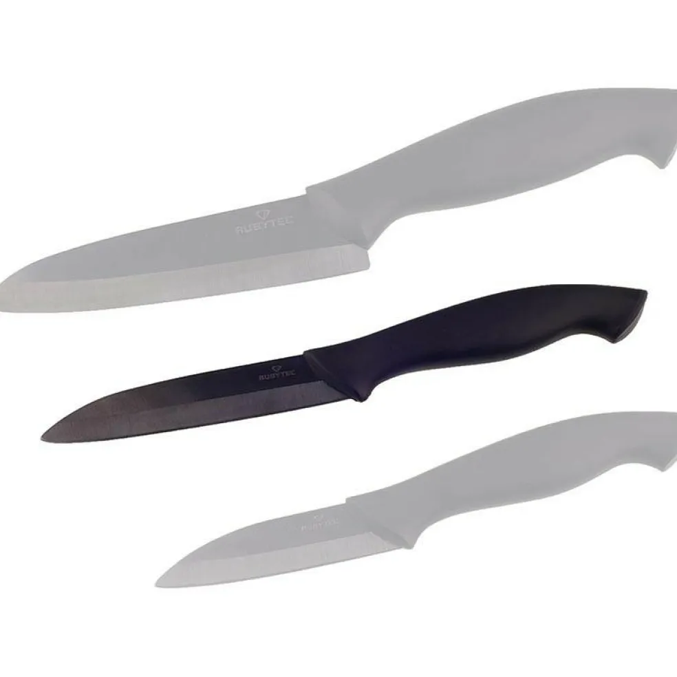 Rubytec Ceram keramisch keukenmes medium black