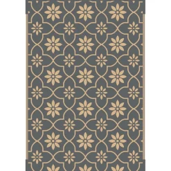 Safarica Safarimat buitenkleed 270 x 200 cm lacrimal black  grey