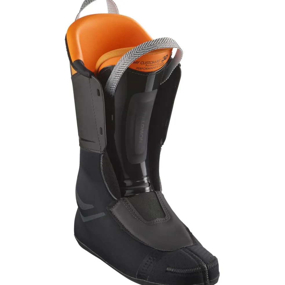 Salomon S/Pro Alpha 100 LV skischoenen heren black orange tiger dark grey