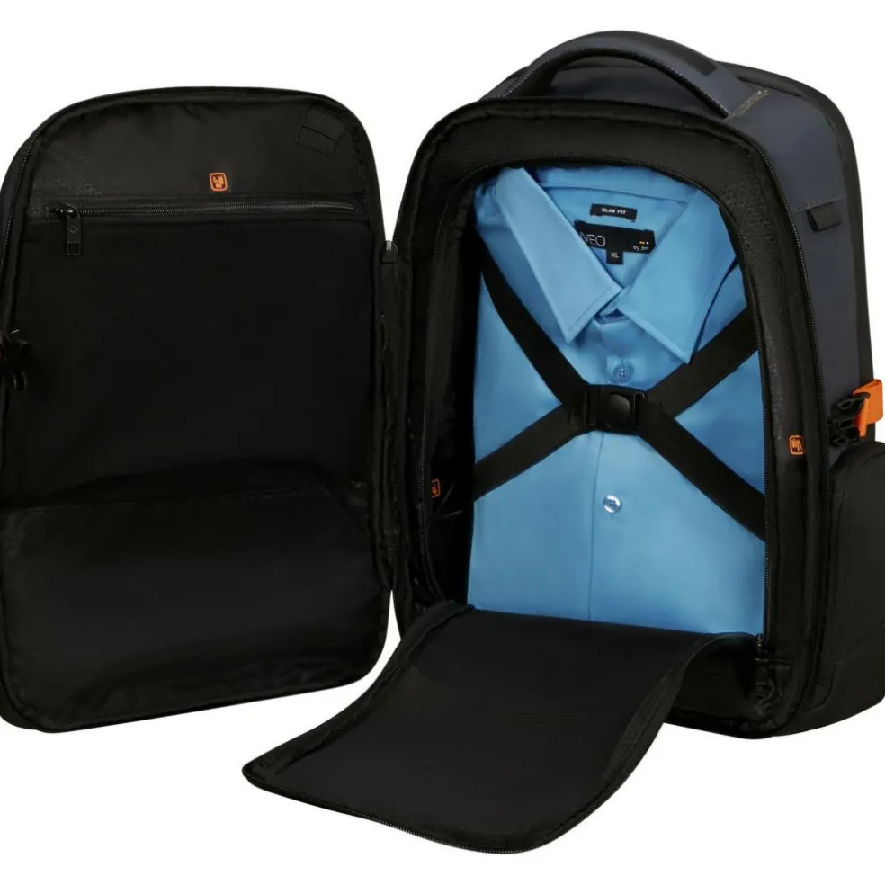 Samsonite Biz2go Daytrip 15,6 inch laptop rugzak 22,5 liter graphite apricot