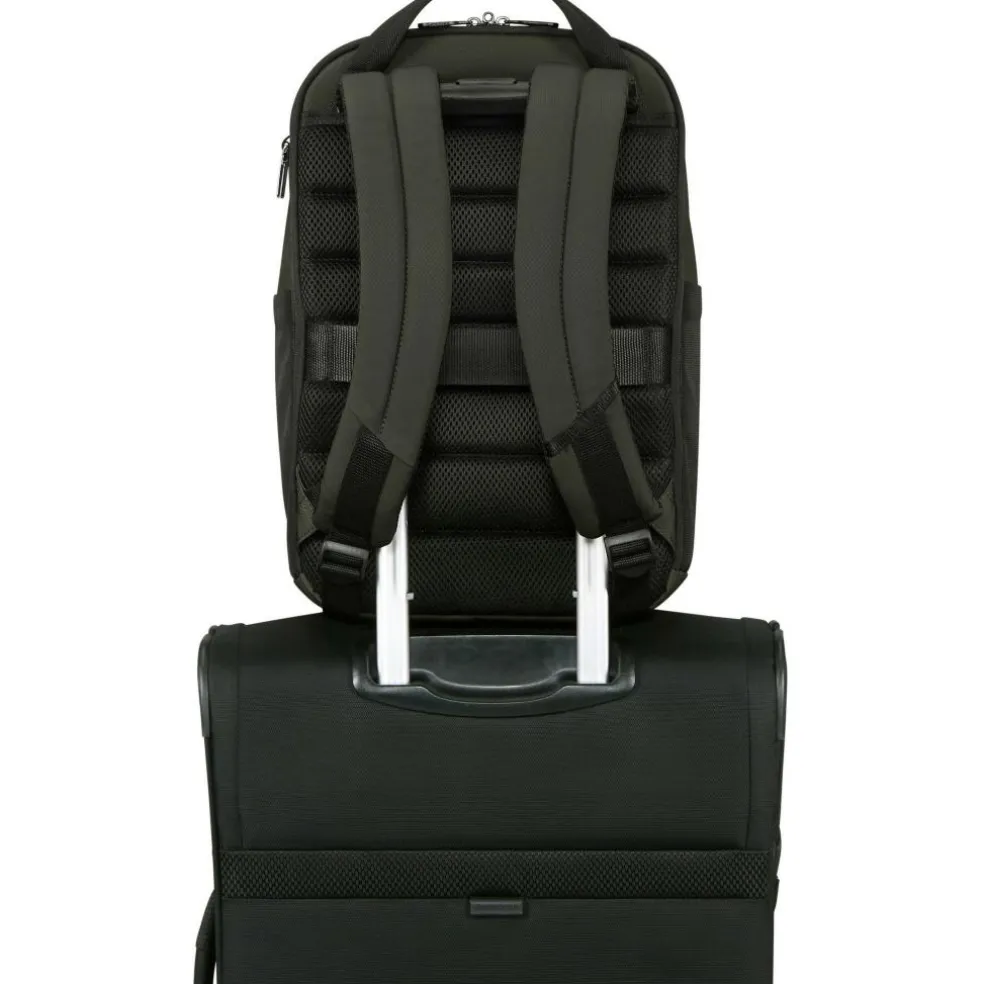 Samsonite Moderny Underseat 14,1 inch laptop rugzak 20 liter green