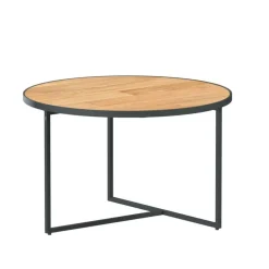 4 Seasons Outdoor  Strada salontafel ø 73 teak black