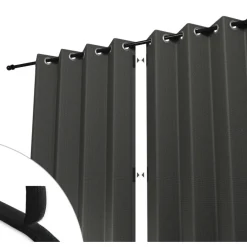 Shadow Comfort  Buitengordijnen 137 x 220 cm carbon black per 2  stuks