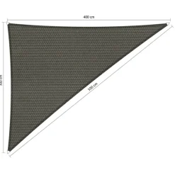 Shadow Comfort Driehoek schaduwdoek 300 x 400 x 500 cm cool grey