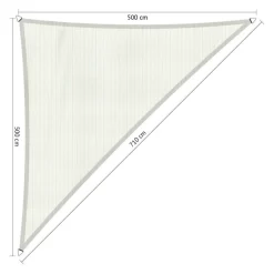 Shadow Comfort  Driehoek schaduwdoek 250 x 300 x 350 cm cool grey