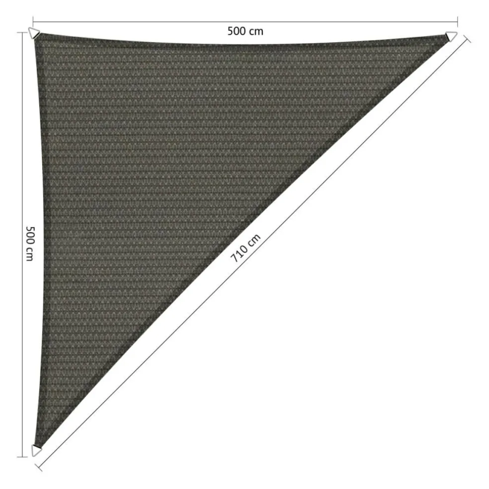 Shadow Comfort Driehoek schaduwdoek M10 RVS bevestiging set