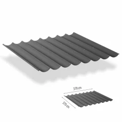 Shadow Comfort Harmonica schaduwdoek 370 x 370 cm cool grey