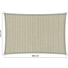 Shadow Comfort  Rechthoek schaduwdoek 300 x 400 cm sahara sand