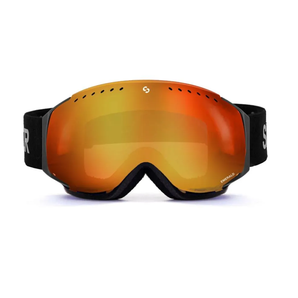 Sinner EMERALD skibril matte black