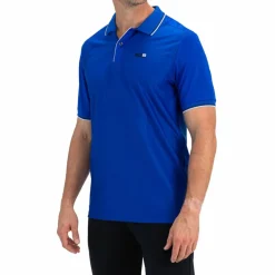 Sjeng Sports  Cense tennispolo heren blue neon