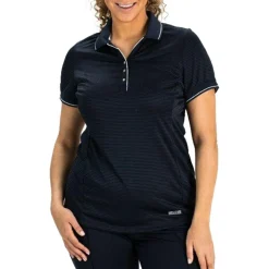 Sjeng Sports  Slam plus size tennispolo dames dark blue