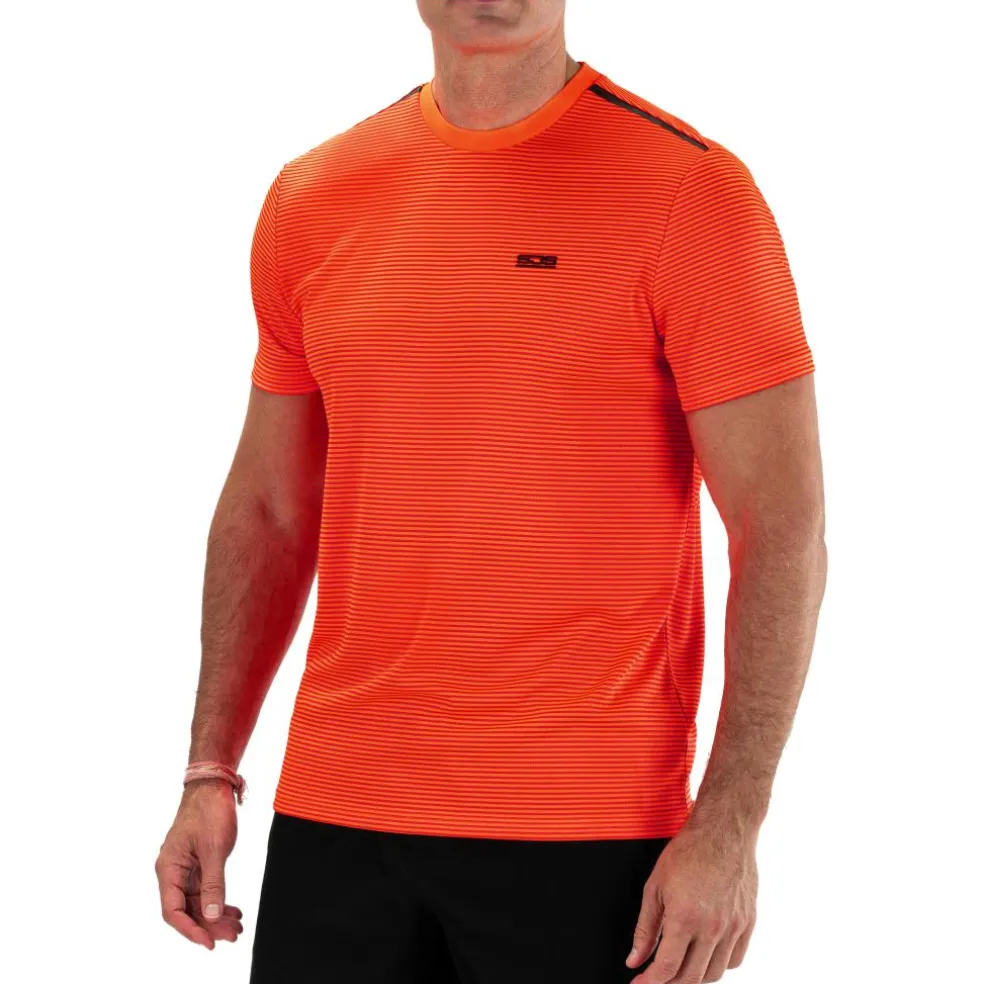 Sjeng Sports Tex tennisshirt heren bright tangerine