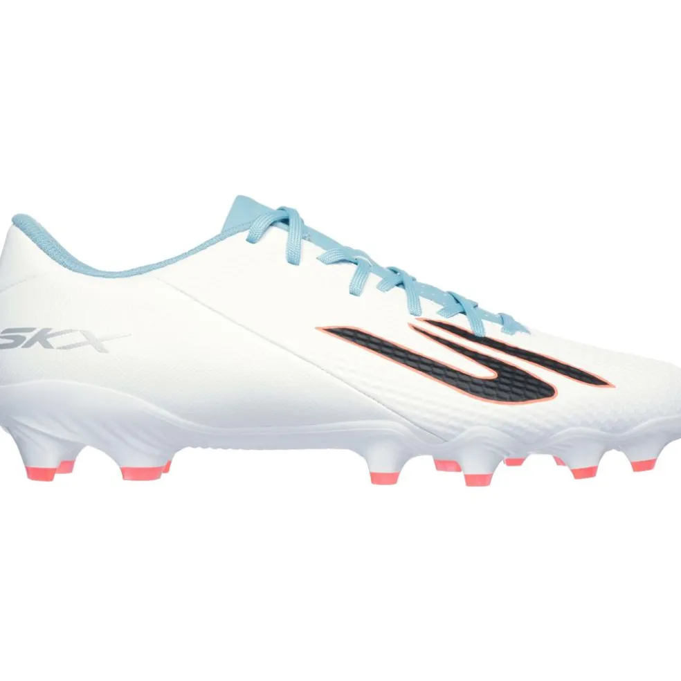 Skechers SKX_2 Academy FG voetbalschoenen heren white turquoise pink