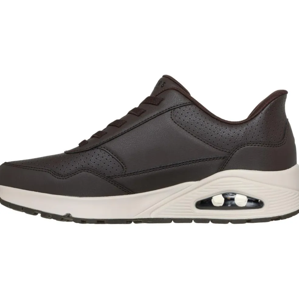 Skechers Slip-ins: UNO - Banksia Luxe schoenen heren chocolate