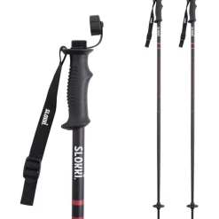 Slokki Skistokken zwart - 125 cm