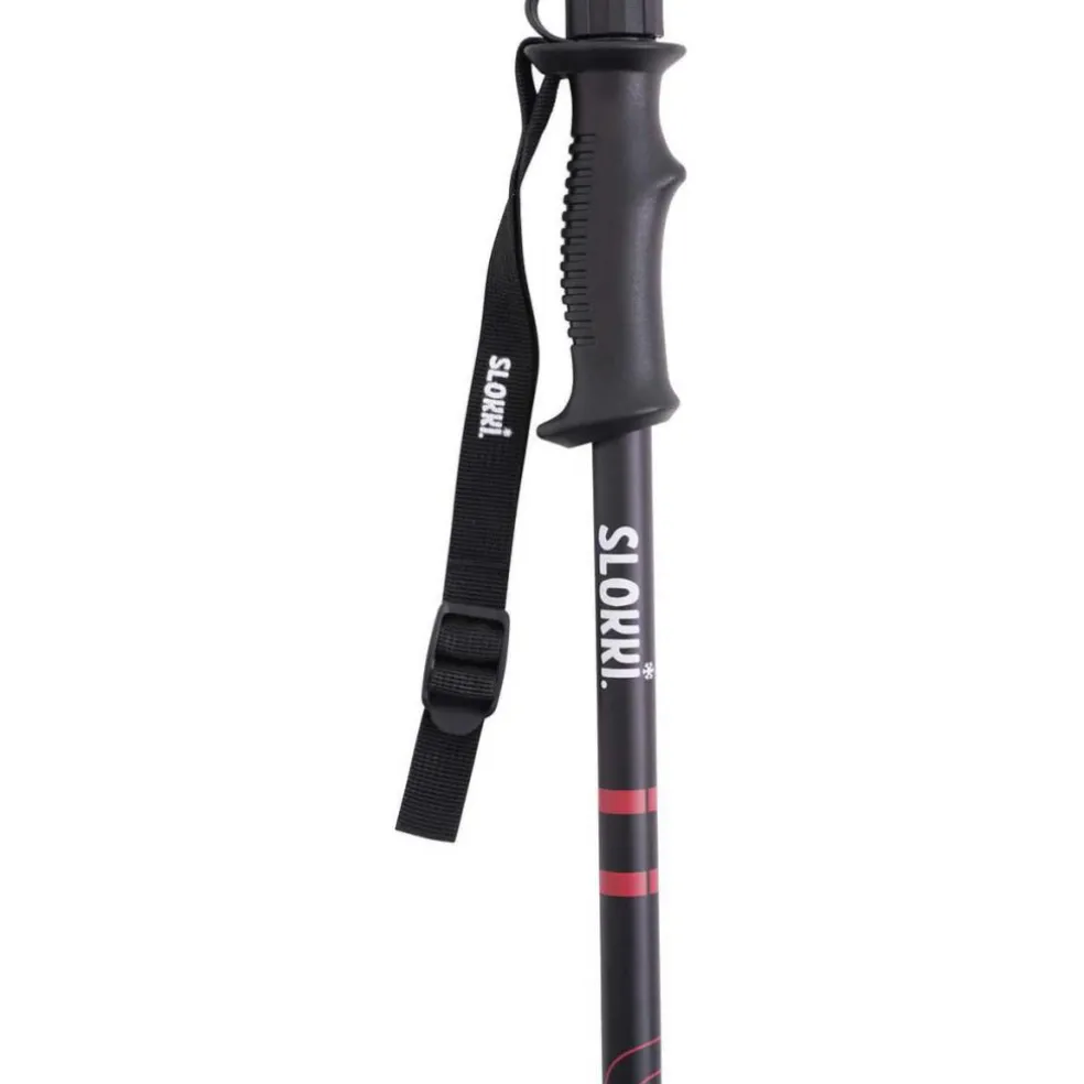 Slokki Skistokken zwart - 115 cm