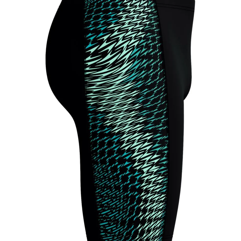 Speedo Endurance+ MAX Tech Panel Jammer zwemboxer heren black turquoise