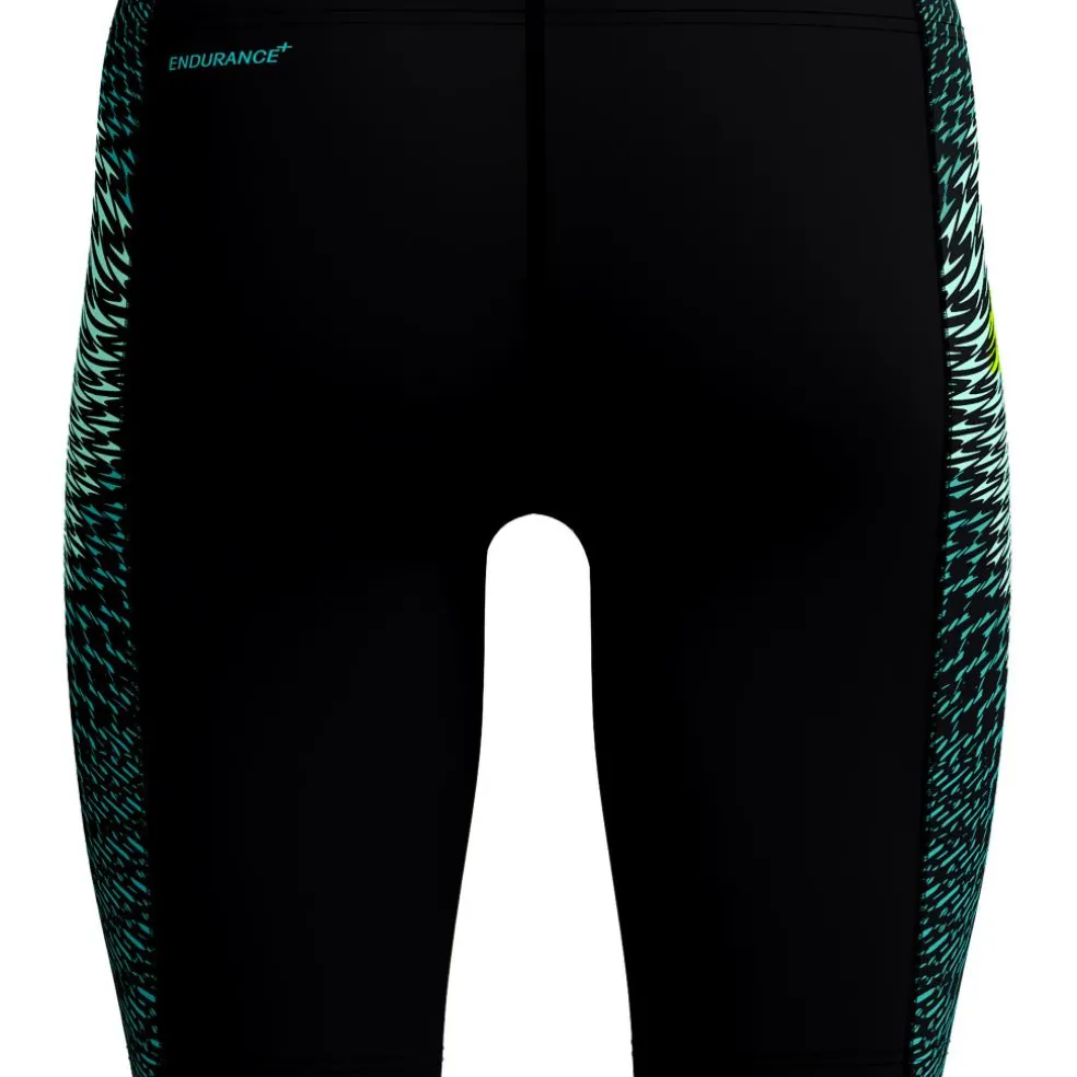 Speedo Endurance+ MAX Tech Panel Jammer zwemboxer heren black turquoise