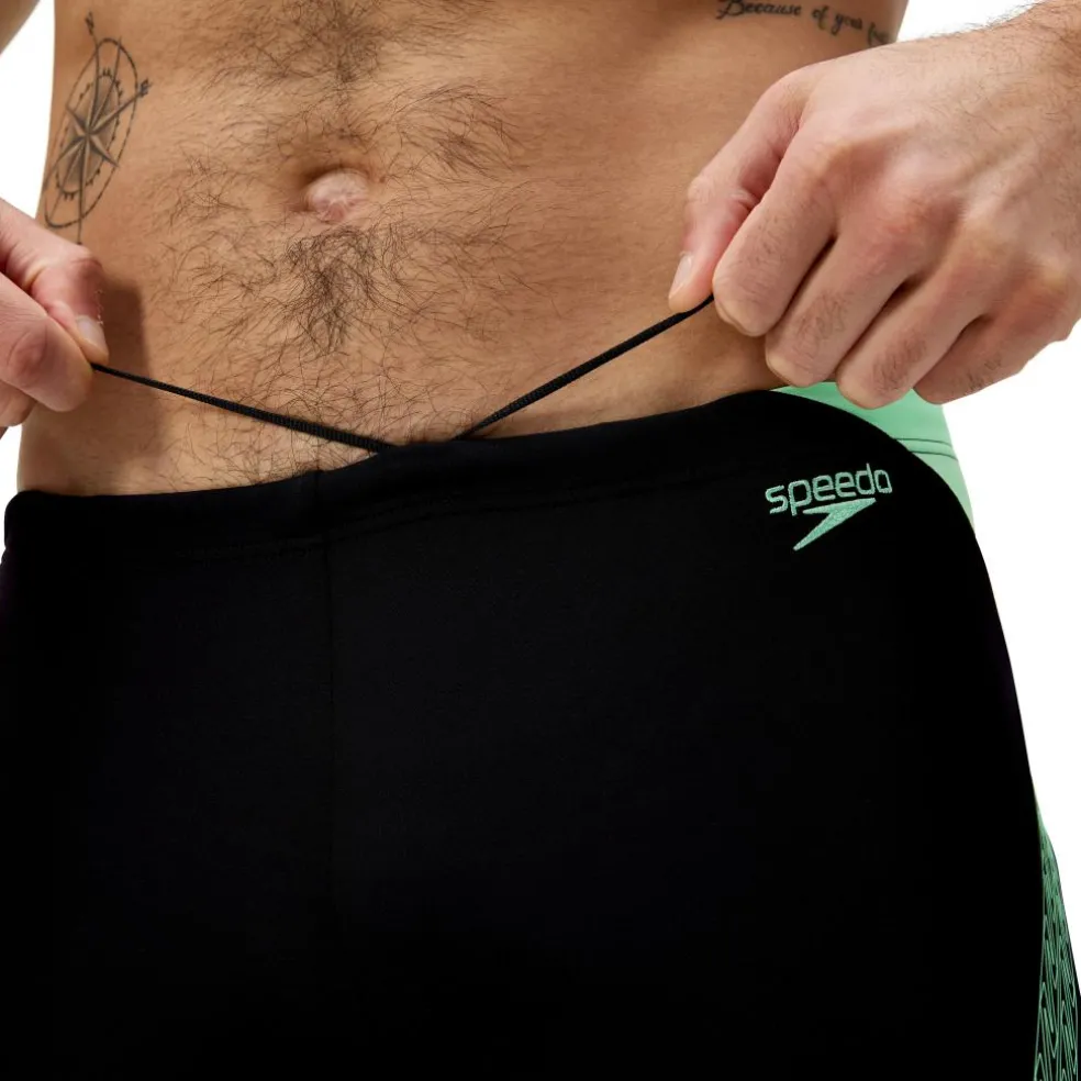 Speedo Hyperboom Splice zwemboxer heren black green