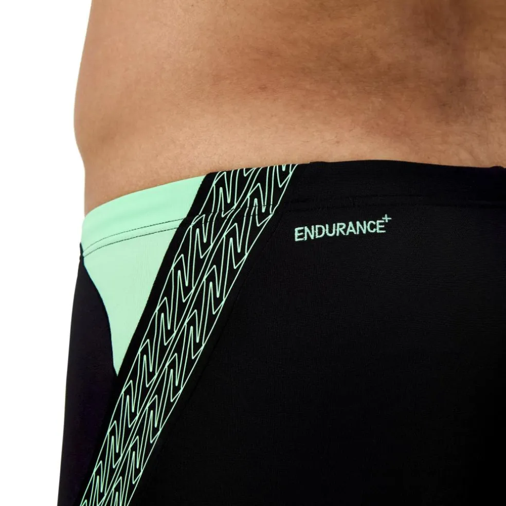 Speedo Hyperboom Splice zwemboxer heren black green
