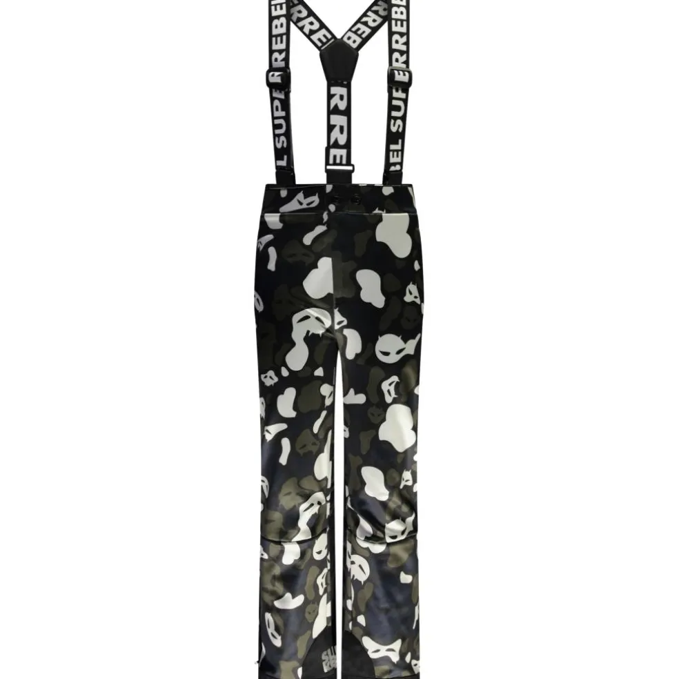 SuperRebel SPEED skibroek junior camou black