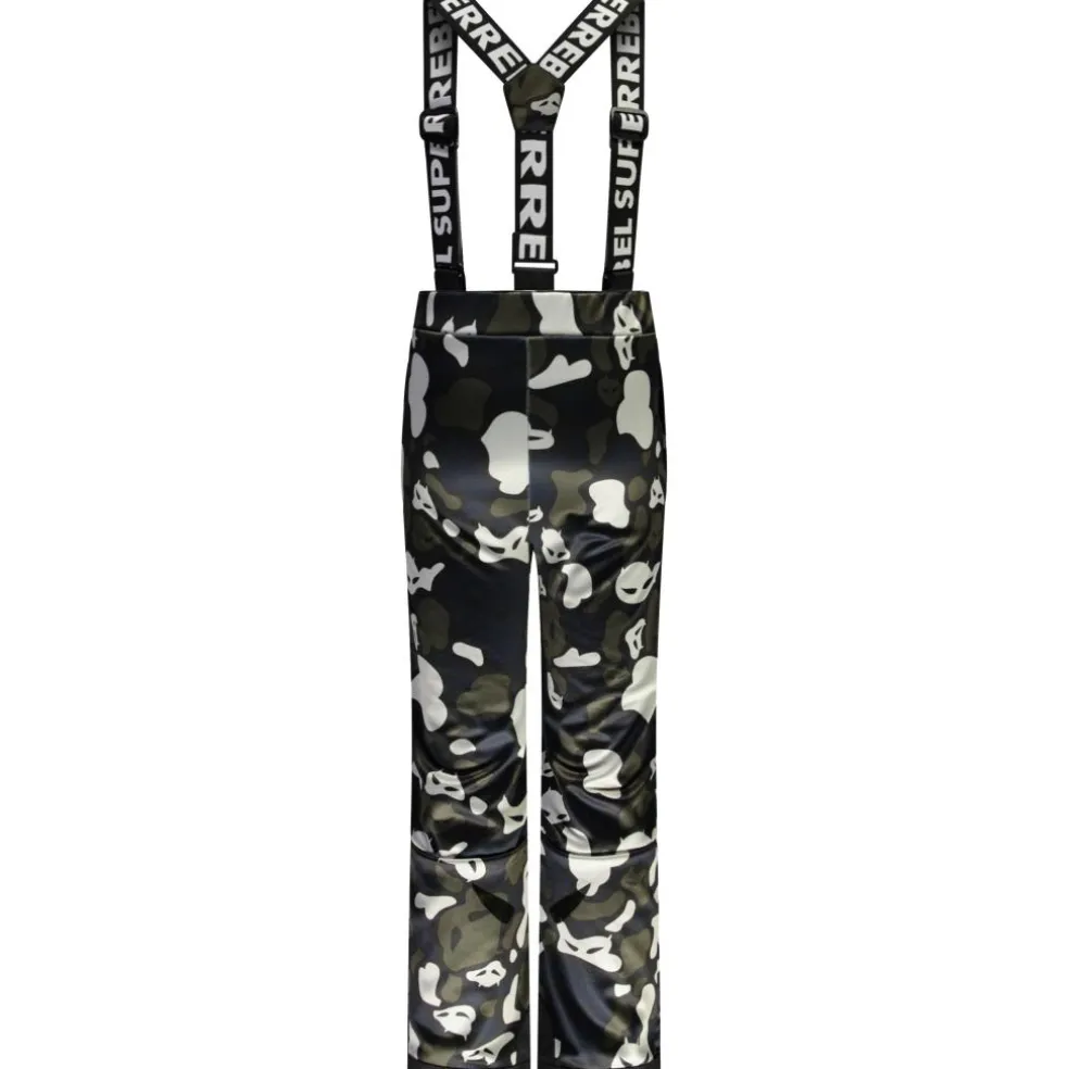 SuperRebel SPEED skibroek junior camou black