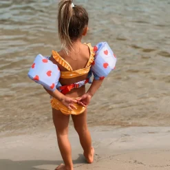 Swim Essentials  Puddle Jumper zwemvest 2 tot 6 jaar - 15 tot 30  kg lila hartjes