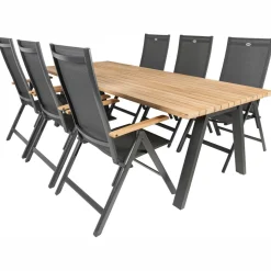 TASTE by 4 Seasons  Ambassador 240 x 100 cm Aruba 6 tuinset teak