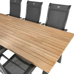 TASTE by 4 Seasons  Ambassador 240 x 100 cm Alice 6 tuinset anthracite