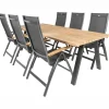 TASTE by 4 Seasons  Ambassador 240 x 100 cm Troy 6 tuinset teak