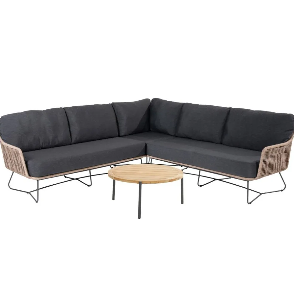 TASTE by 4 Seasons Belmond Yoga ø 73 cm hoek loungeset naturel