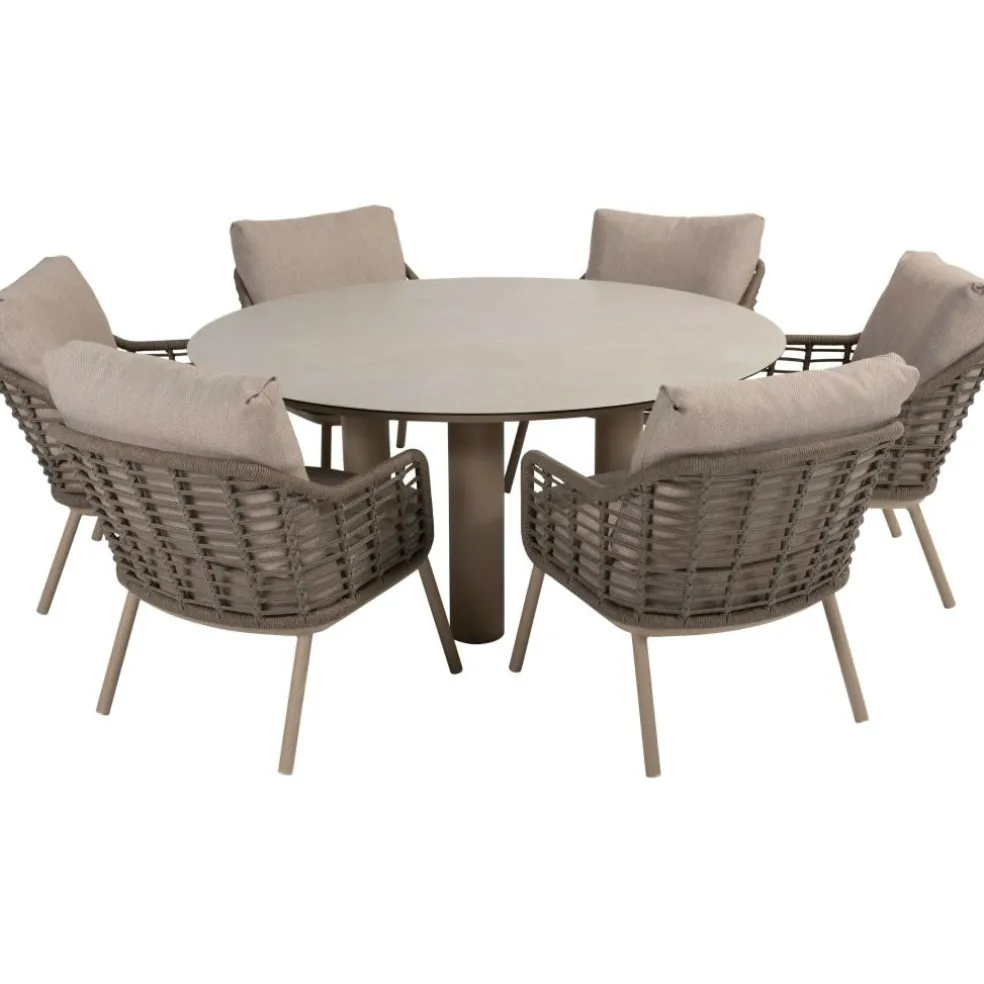 TASTE by 4 Seasons Donato ø 160 cm Puglia 6 tuinset latte