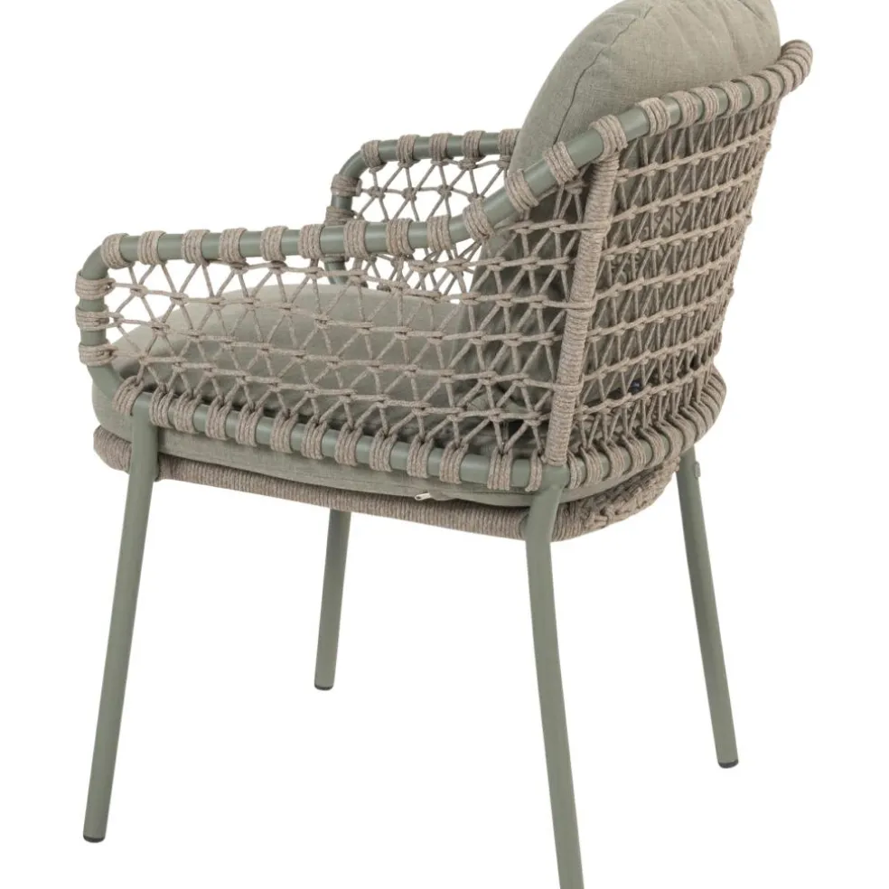 TASTE by 4 Seasons Prado ø 160 cm Jura 4 tuinset olijfgroen