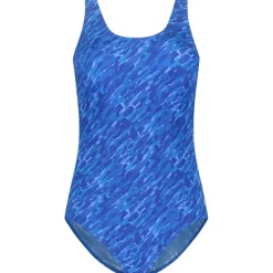 Ten Cate Swim  Soft Cup badpak dames paint stripes blue