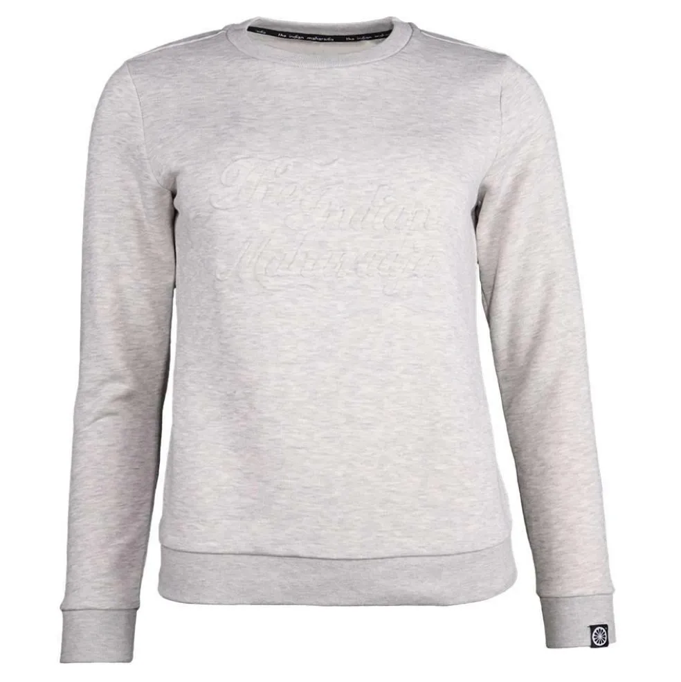 The Indian Maharadja Crew Emboss hockeytrui dames grey