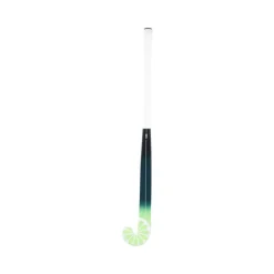 The Indian Maharadja  Flow Mid Bow zaalhockeystick junior mulberry wood blue mintgreen