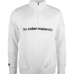 The Indian Maharadja  Poly Terry Half Zip hockeytrui junior white