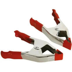 Toolland Metalen veerklem 15 cm per 2 stuks