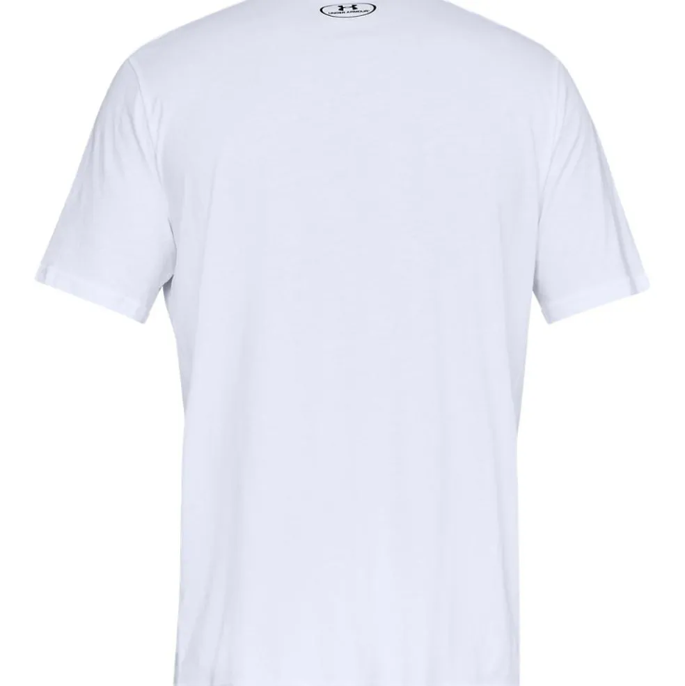 Under Armour Left Chest Logo shirt heren white black