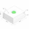 Vecam Watertank 105 liter 59 x 65 x 28 cm white