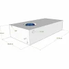 Vecam Watertank 100 liter 98 x 49 x 22 cm wit