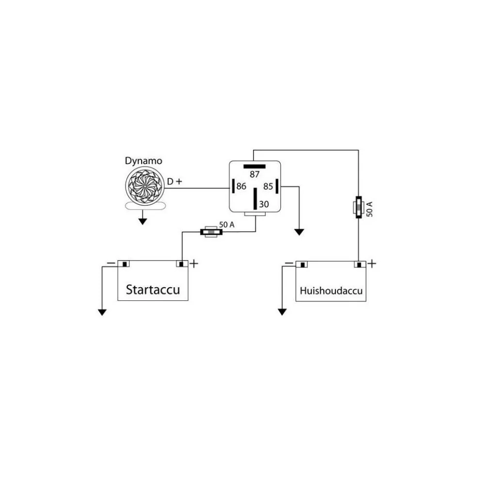Votronic 70A scheidingsrelais