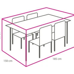 Winza Outdoor Covers  Premium parasolhoes 250 x 64 antraciet
