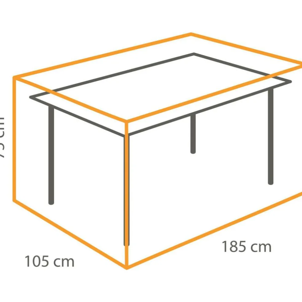 Winza Outdoor Covers Premium beschermhoes tafel 185 x 105 x 75